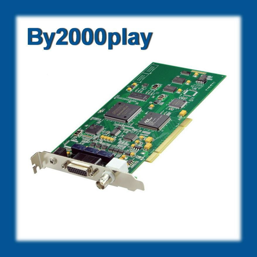 Analog bypass video playout card
