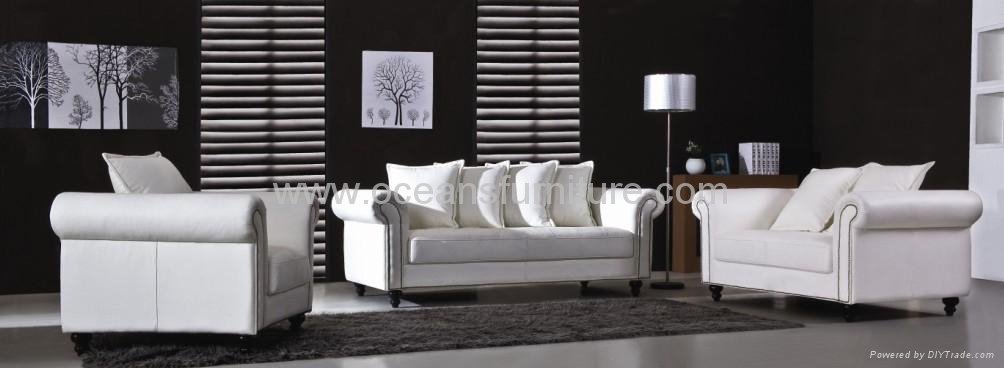 hotel leather sofa OCS-W86