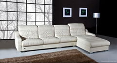 Sectional leather sofa OCS-116B