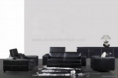 Functional leather sofa OCS-108