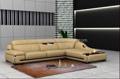 livingroom leather sofa OCS-L15