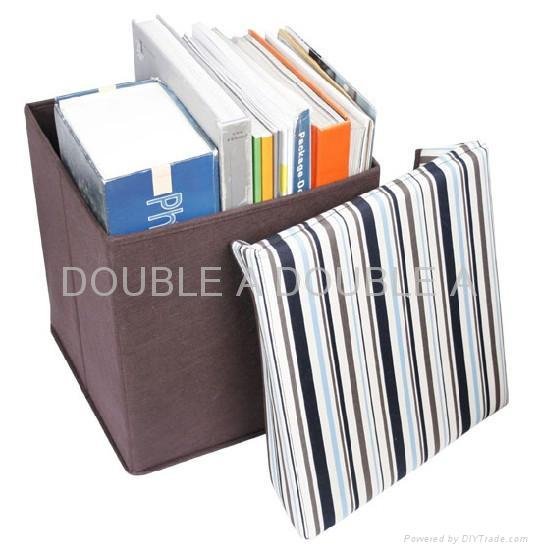 foldable storage stool 2