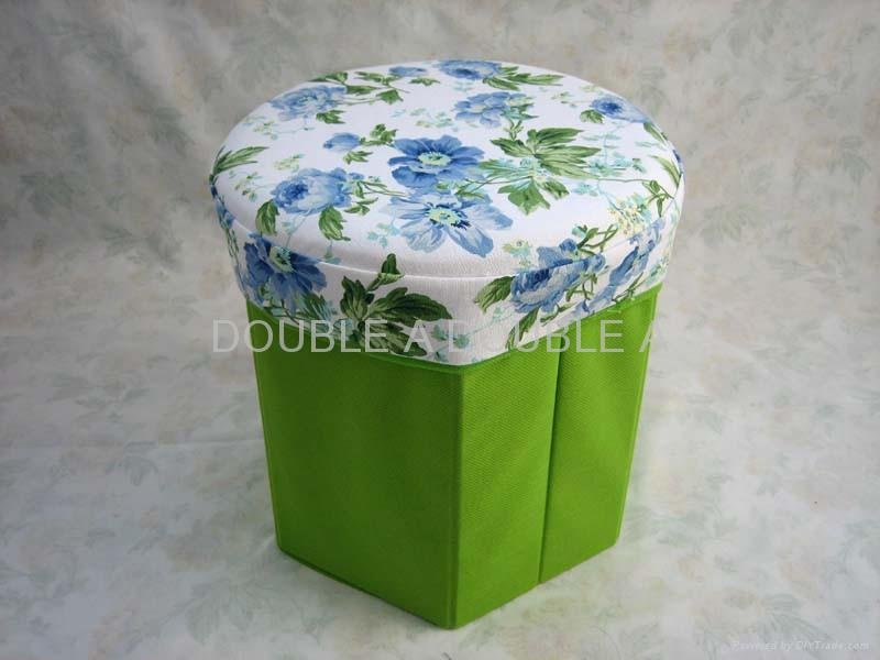 foldable storage stool 3