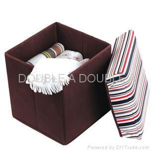 foldable storage stool 4