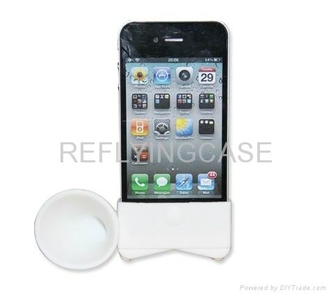 iphone4/4s silicone horn speaker 3