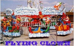 Flying clown