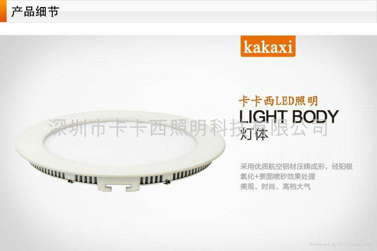 The circular 12 w LED Panel Light 2