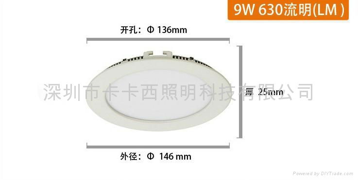 The circular 12 w LED Panel Light 4