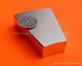 Neodymium Iron Boron NdFeb Arc/Wedge Rare Earth Magnet