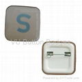 Button Badges Square Shape 1