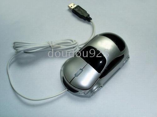 3 buttons optical cartoon optical mouse with blue light whee 4