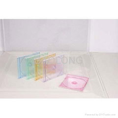 10mm Jewel Single CD Case with Color Tray (BLC11060C)