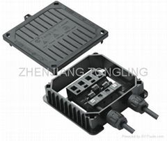 solar junction box - clip-fitting type