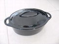 cast iron enamel casserole 4