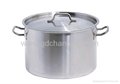 Professional stainless steel stock pot 4