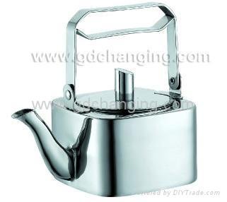 stainless steel teapot with strainer 3