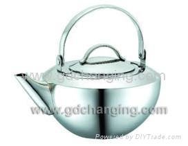 stainless steel teapot with strainer 4