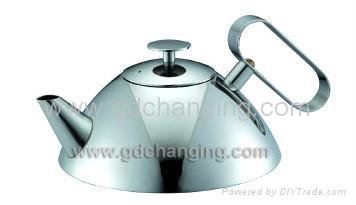 stainless steel teapot with strainer 5