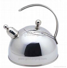 stainless steel whistling tea kettle