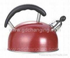 coating whistling tea kettle