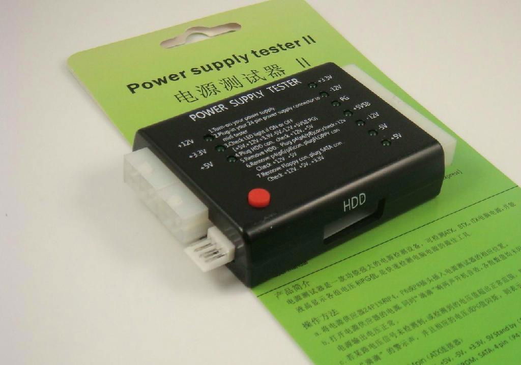 DIY Computer Power Supply Tester - Black