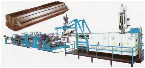 PE,PP Plastic Thick Plates (Sheets )Extruded Prodution Line