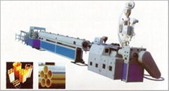 PVC,PE Quincunx Multi-Hole Casing Pipe Production Line