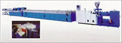 Series Extruding Plastic Porfiles Production Line