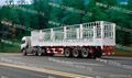 32T 3-shaft Fence Transporting Semi-trailer