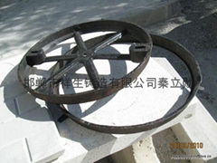 cement manhole cover with frame