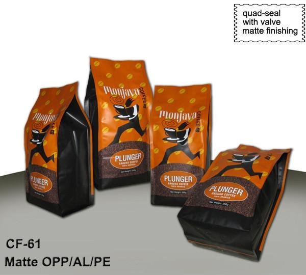 Quad-sealing Coffee Pouch
