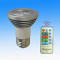  RGB Dimmer high power LED bulb 