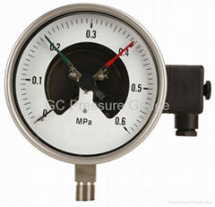 Stainles Steel Electric Contact Pressure Gauge