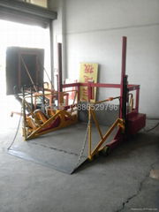 Mobile loading and unloading platform