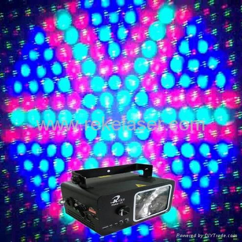 multi-color twinkling laser lighting system with led moon 2