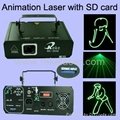 70mw - 2W Green Cartoon Disco Laser Stage Light 1