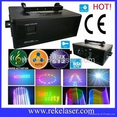5W cheap RGB full color animation ilda 40kpps stage laser lighting equipment