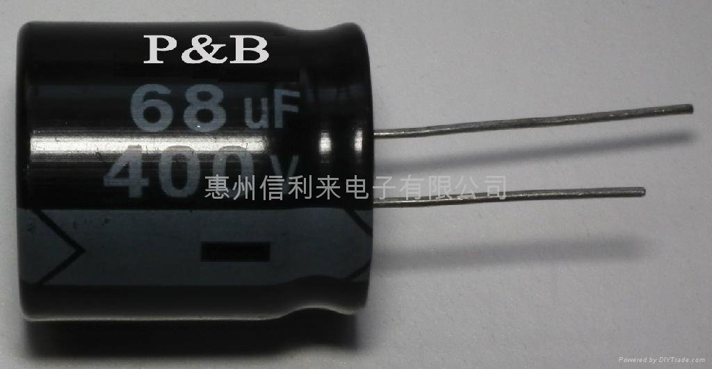 400v68uF aluminum electrolytic capacitor with low ESR