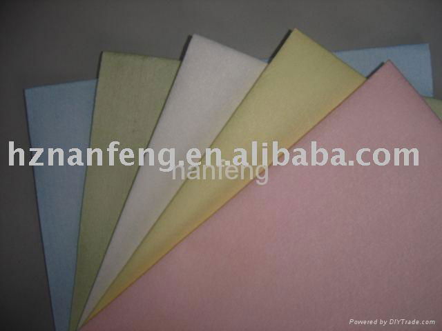 Microfiber spunlace non-woven fabric