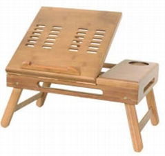 laptop bamboo desk