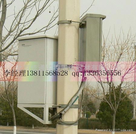 Outdoor temperature control box road monitoring pole octagonal pole 2