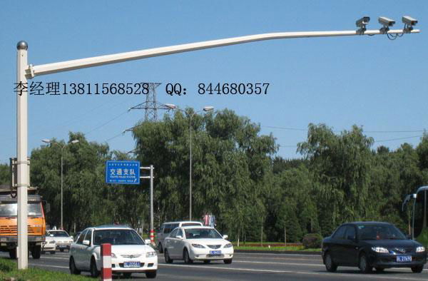 北京厂家生产优质电子警察立杆 监控立杆 监控杆 2