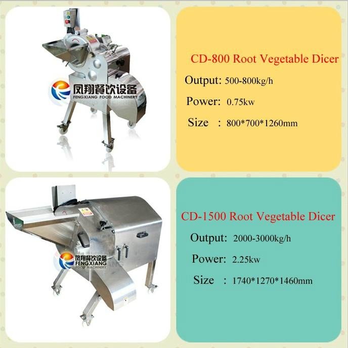 high output fruit and vegetable cubing dicing machine 4