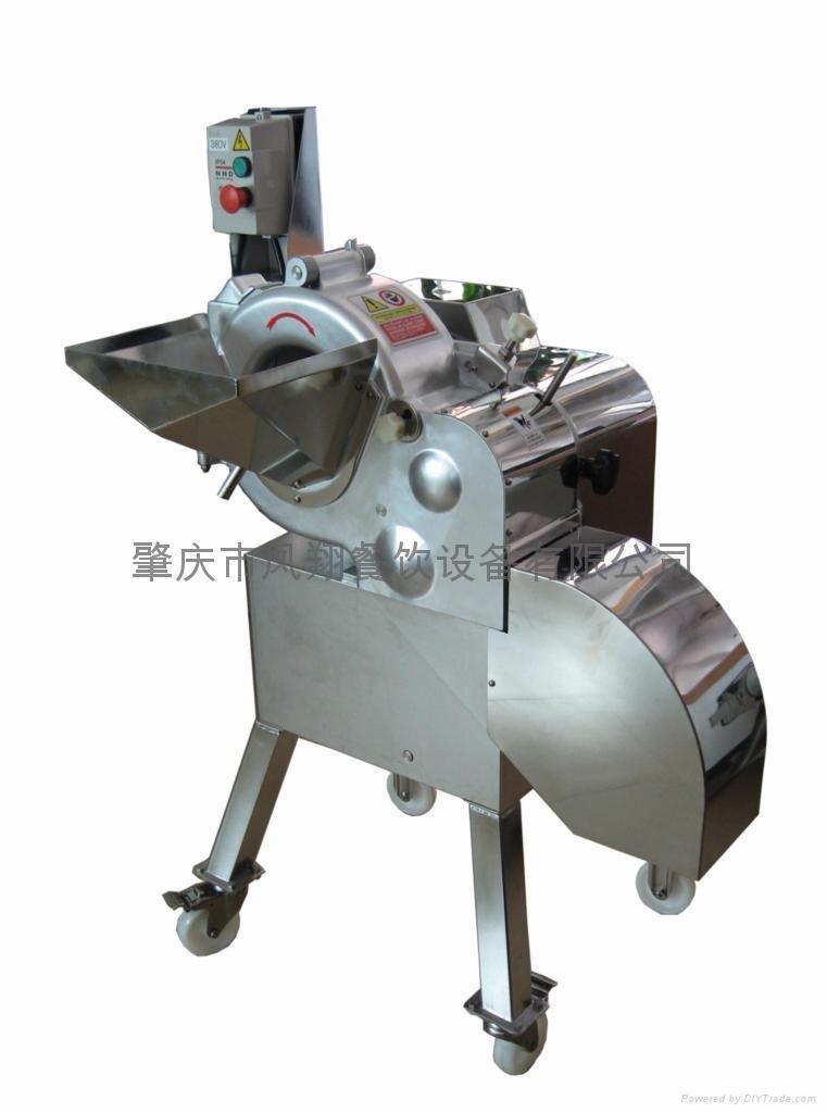 high output fruit and vegetable cubing dicing machine