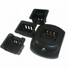 Universal single charger for all models of two way radio, approved by CE & ISO90