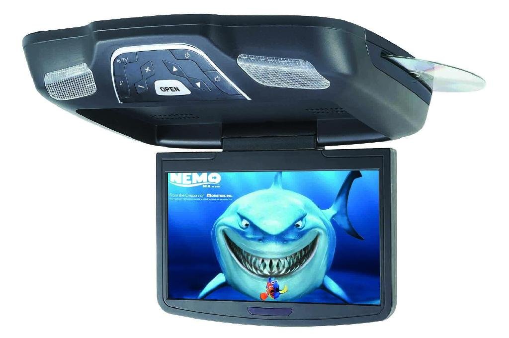 8.5 inch Roof Mount monitor built-in DVD player with TV