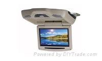 9 inch Roof Mount monitor built-in DVD player with 3D wireless games