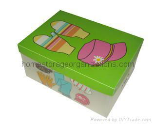 Plastic garment storage box 4