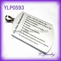 2010 Stainless steel Pendant Jewelry