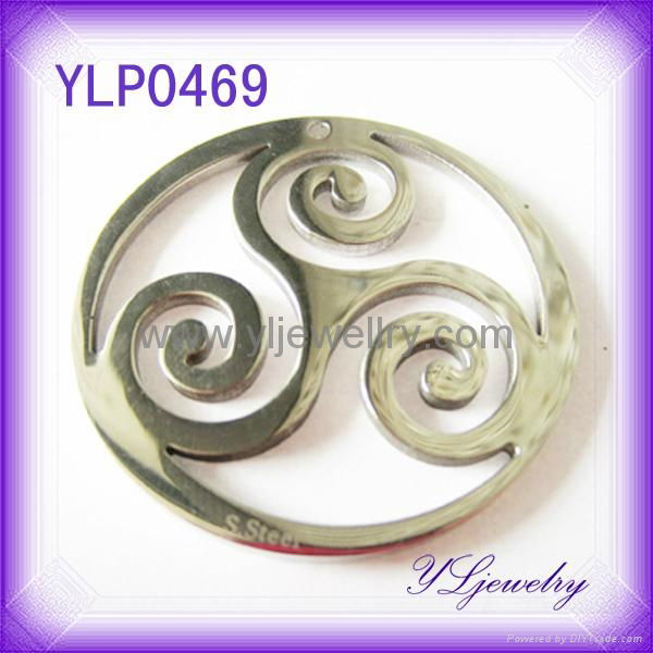 The heart shape 316L stainless steel Pendants 5